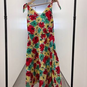 vintage floral dress